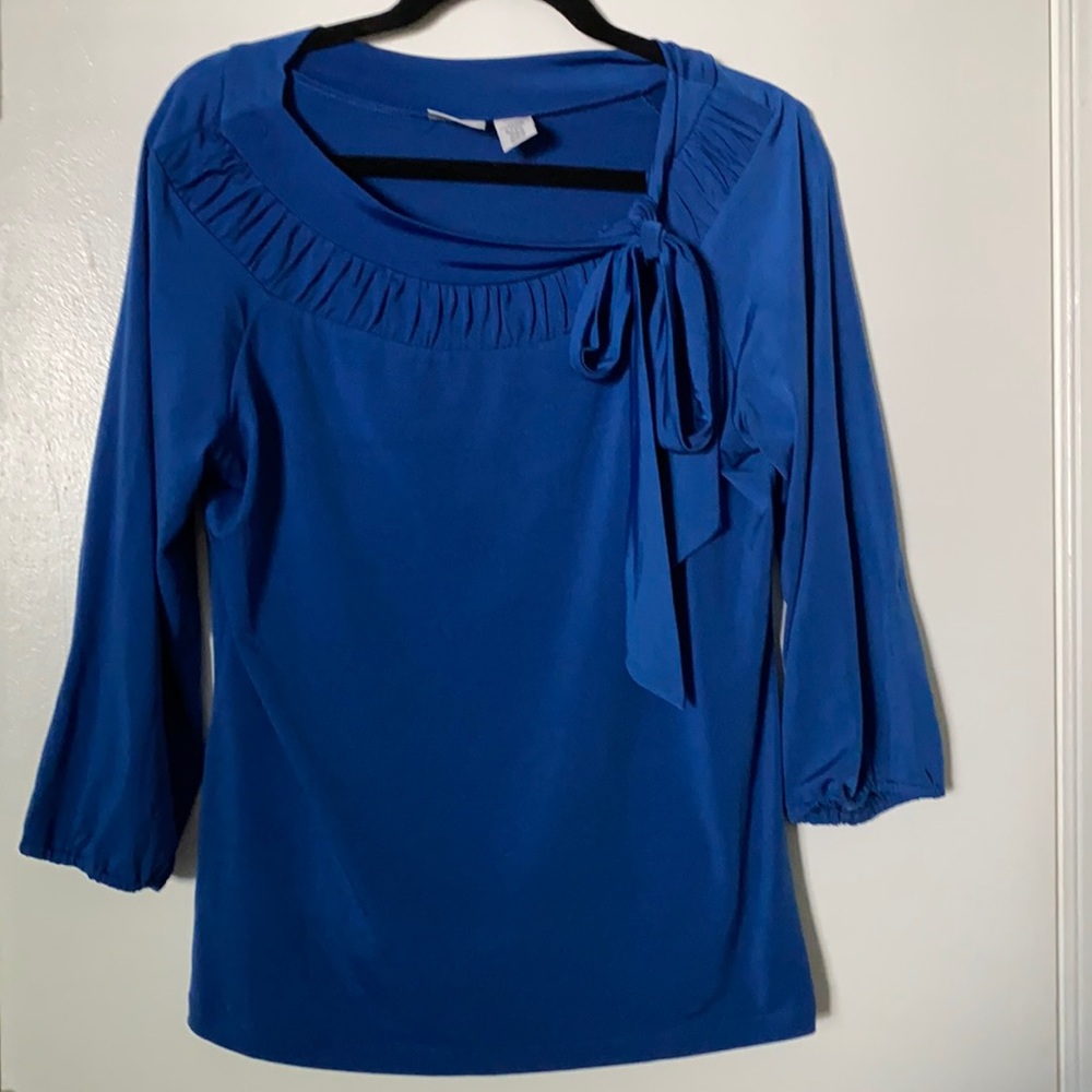 Royal blue blouse